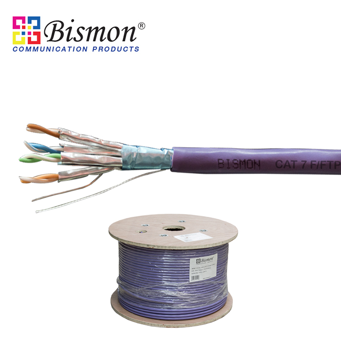 Cat7-F-FTP-Copper-XG-10GB-600MHz-CABLE-UL-CMR-305M-Reel-BISMON